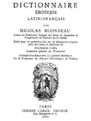 [Gutenberg 57865] • Dictionnaire érotique Latin-Français